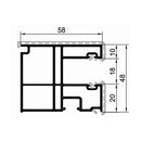 Gealan Rolladen Gealan PVC-Einzelführungsschiene 2275