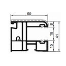 Gealan Rolladen Gealan PVC-Einzelführungsschiene 3348