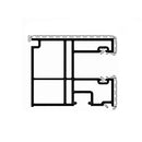 Gealan Rolladen Weiß / 100cm Gealan PVC-Einzelführungsschiene 2275