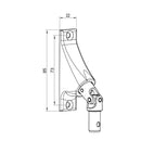 Geiger Antriebstechnik Rolladen Geiger Gelenklager 90° 22/85 11,9