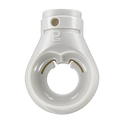Geiger Antriebstechnik Rolladen Geiger Kugelöse Markisenöse Ø12mm rund QB4mm Weiss