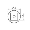 Geiger Antriebstechnik Rolladen Geiger Kupplungsstück Innenvierkant 12mm