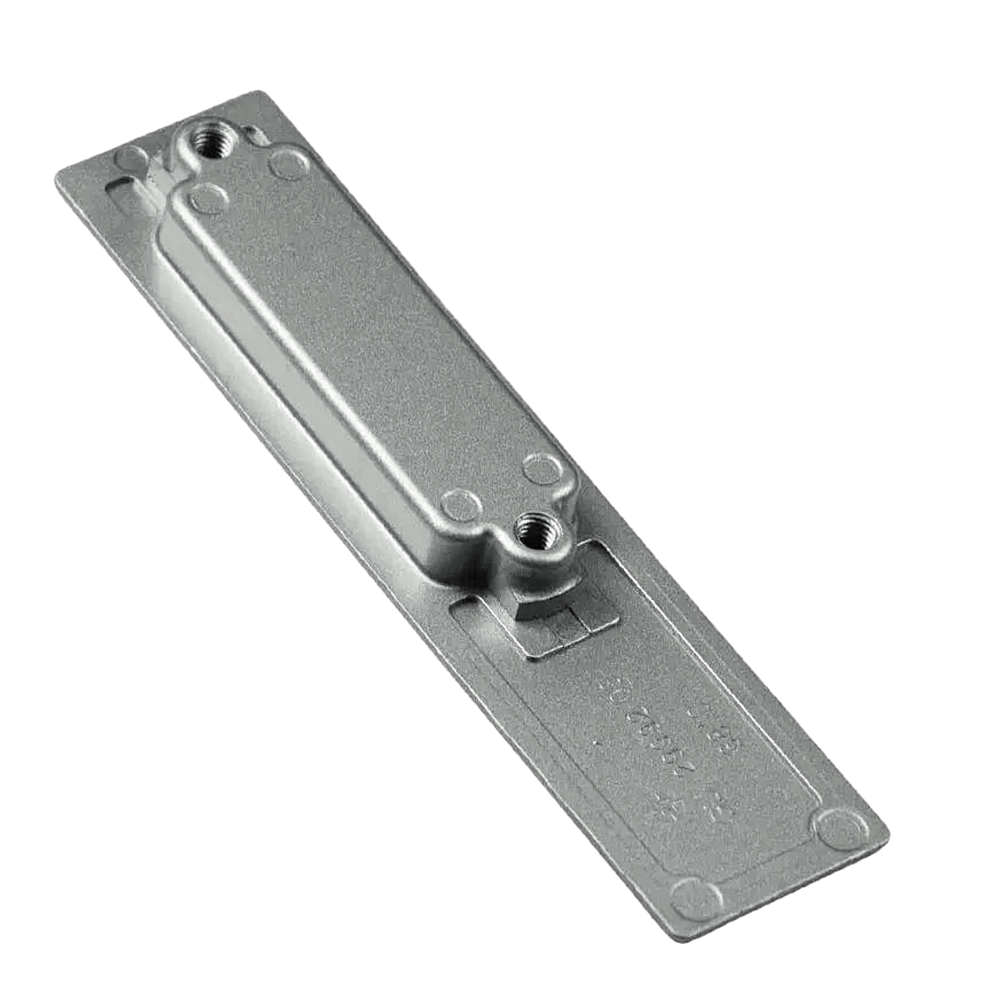 Gretsch-Unitas Fenster GU HS Griffmuschel Eckig Bautiefe 14mm Silber EV1 29526