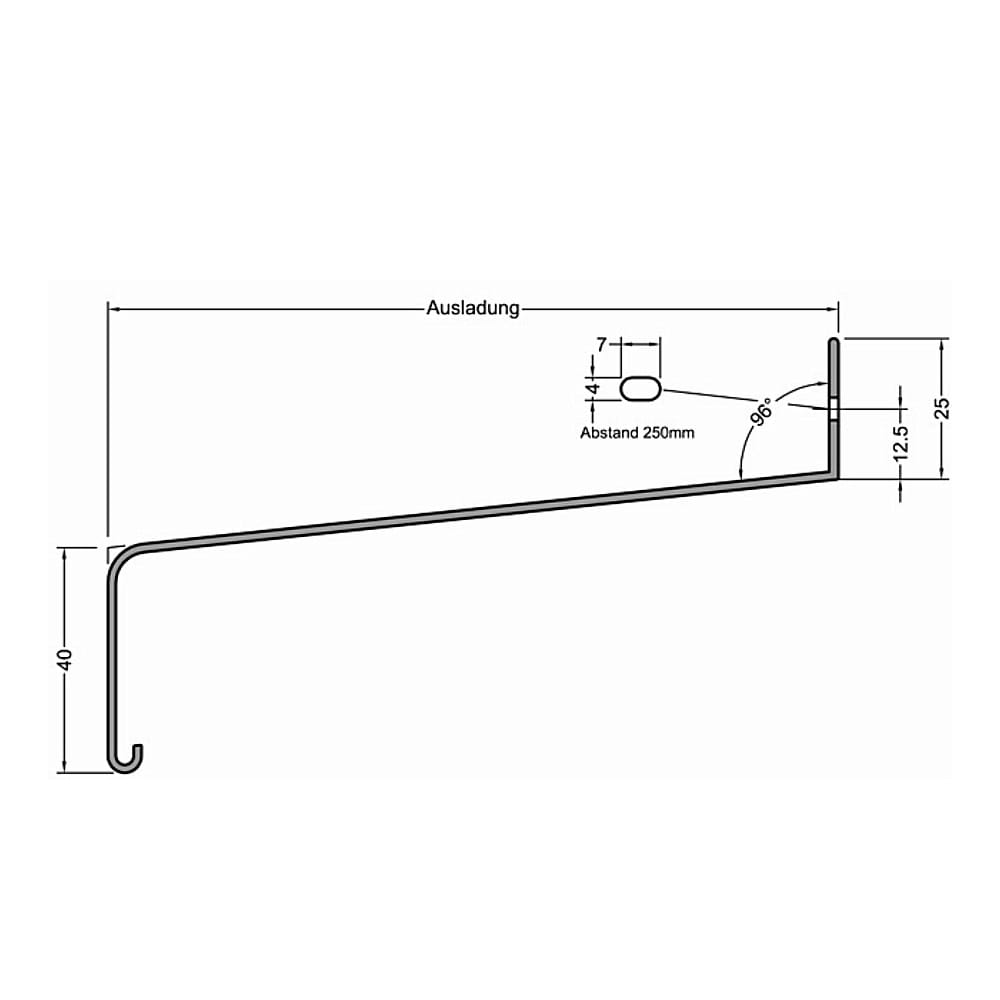Gutmann Fenster Gutmann Alu-Fensterbänke GS 40 mit Folie 130mm 318507
