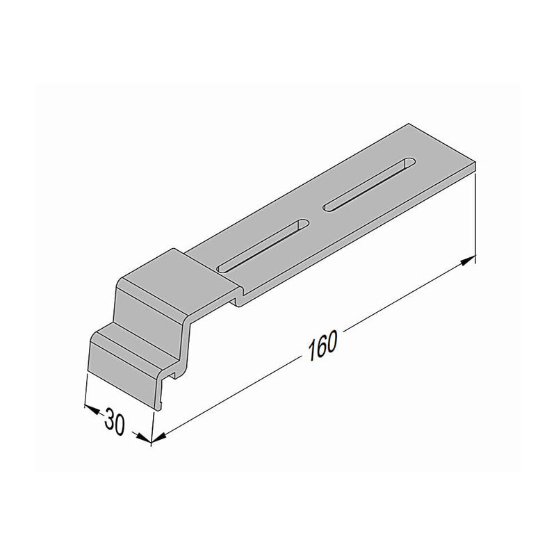 Gutmann Fenster Gutmann Fensterbankhalter GS40 RS40 für Sichtmauerwerk