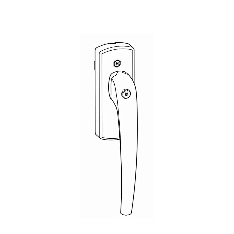 Hautau Fenster Hautau Atrium HKS 202 AG-S Abschließbar Weiss Rechts 211123