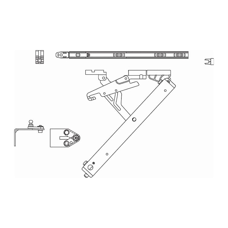 Hautau Fenster Hautau PRIMAT FL 190 Zusatzkarton für Schrägfenster Weiss mit Winkel-Flügelbock 173086