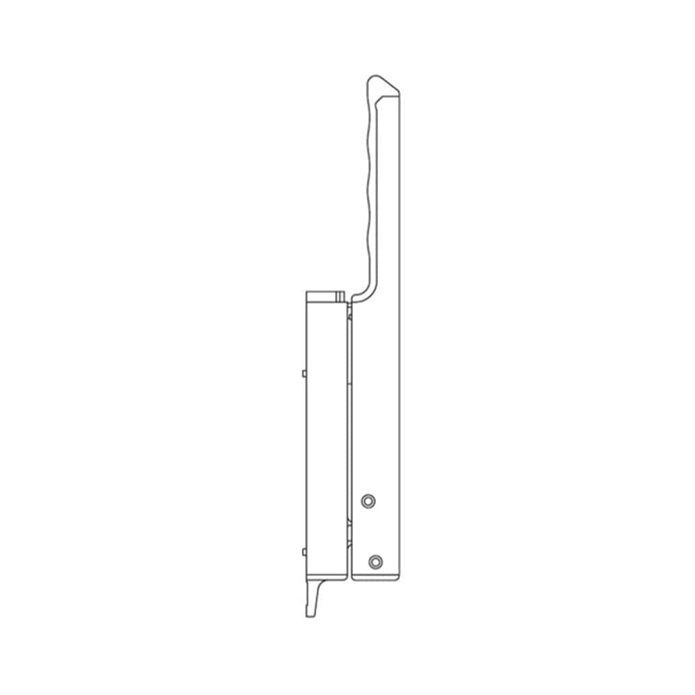 Hautau Fenster Hautau Primat FL190 Handhebel einzeln Silber EV1 173110