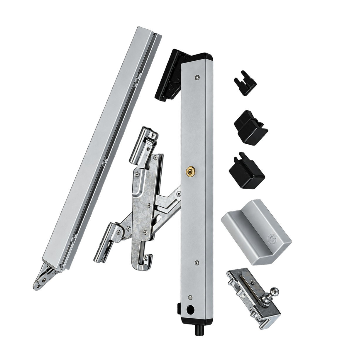 Hautau Fenster Hautau Primat FL190 Zusatzkarton AH 0-25 Kipp Einwärts Silber EV1 234862