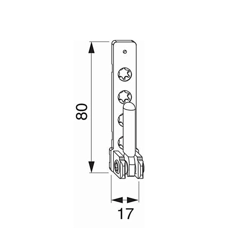 Maco Fenster Maco Multi-Matic Ecklagerband 52478 und Ecklager 52483 Set