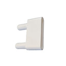 Markenlos Rolladen Weiß Gleiter 35x14 mm für PVC-Anschlagprofil