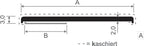 MK Menke Fenster MK Flachleiste 30 x 3/2mm Selbstklebend
