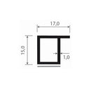 MK Menke Fenster MK Verkleidungsprofil 17/15mm Selbstklebend 078271