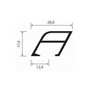 MK Menke Fenster MK Wetterschenkel 17/17mm 944