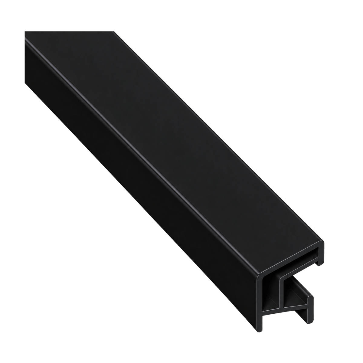 MK Menke Fenster Schwarz Ulti Matt (RAL9005) (PX47097 Renolit) / 40cm MK Wetterschenkel 15/30mm 946