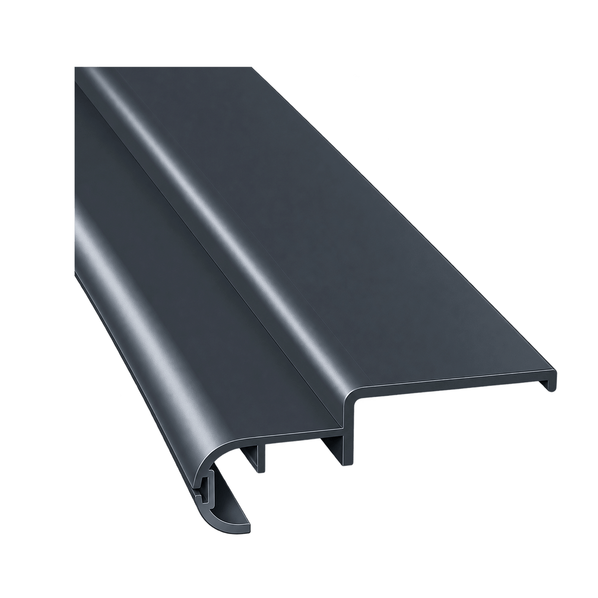 MK Menke Rolladen Anthrazit (glatt) / 100cm MK PVC-Abrollprofil Revision innen 956