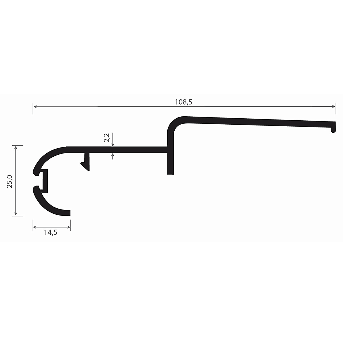 MK Menke Rolladen MK PVC-Abrollprofil Revision innen 956