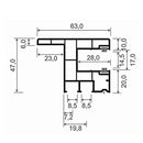MK Menke Rolladen MK PVC-Einzelführungsschiene 934N/B2