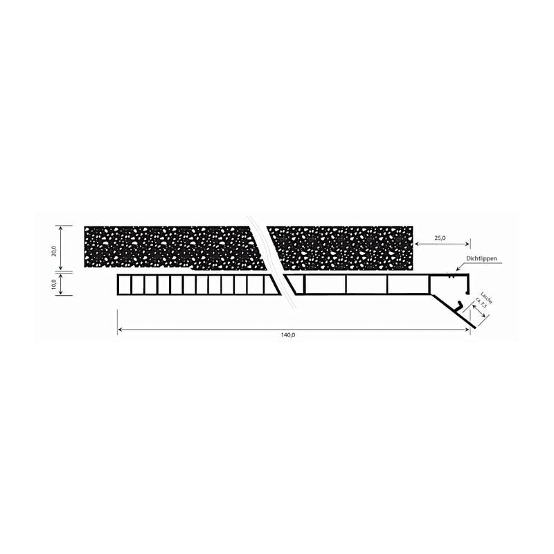 MK Menke Rolladen MK PVC Revisionsklappe mit Dämmung für PVC Rolladen 140mm