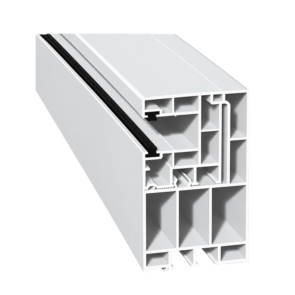 MK Menke Rolladen Weiss / 100cm MK PVC-Adapterprofil mit Rollladenführung 972/930/B2