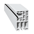 MK Menke Rolladen Weiss / 100cm MK PVC-Adapterprofil mit Rollladenführung 972/930/B2