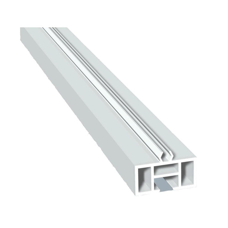 MK Menke Rolladen Weiss / 40cm MK PVC-Aufdopplungsprofil 902