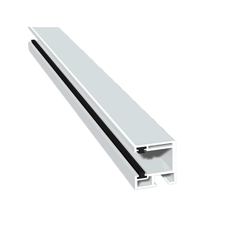 MK Menke Rolladen Weiss / 50cm MK PVC-Einzelführungsschiene 900/B2 600136