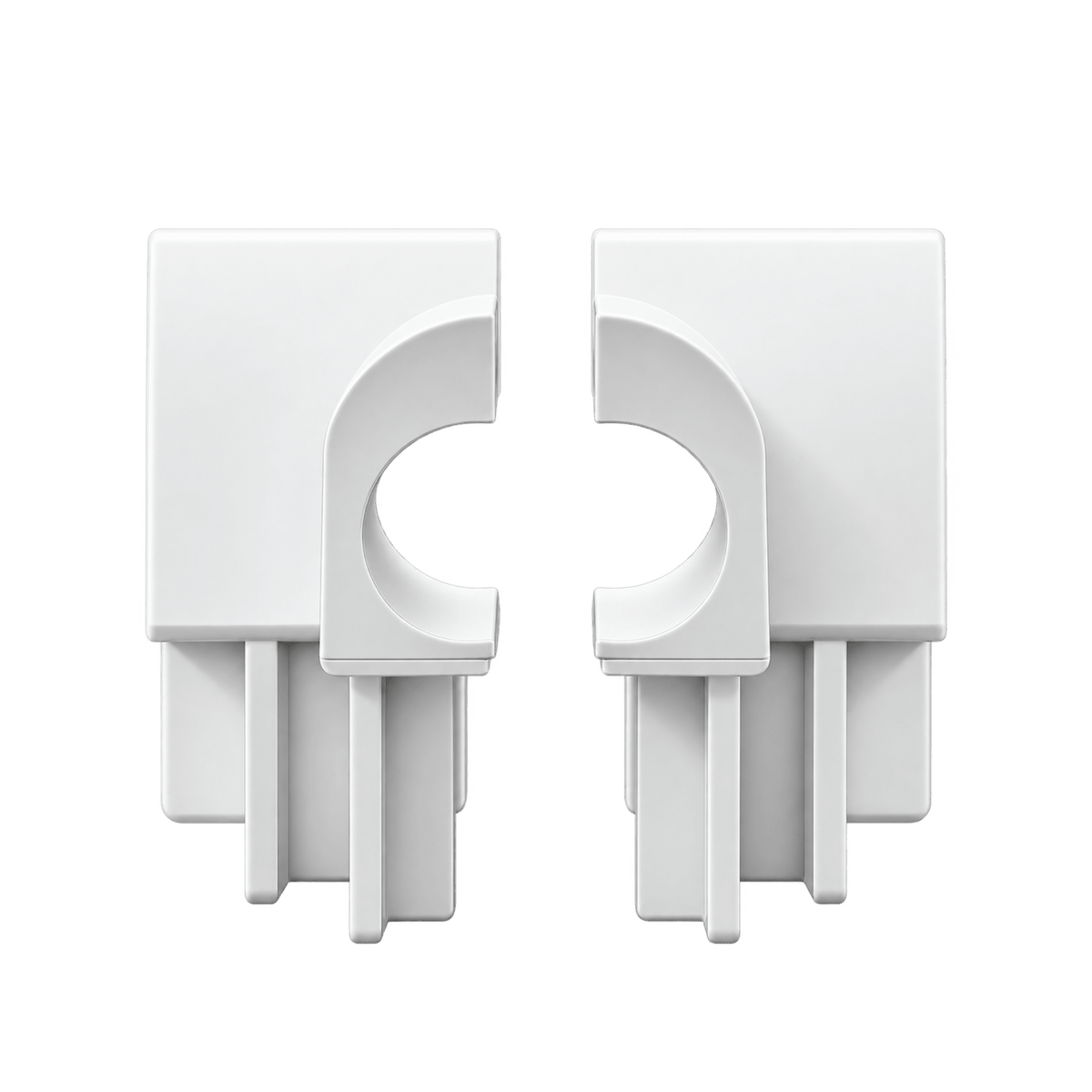 MK Menke Rolladen Weiss MK Einlauftrichter 932/3 für PVC Führungsschiene