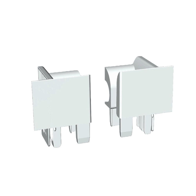 MK Menke Rolladen Weiss MK Einlauftrichter 932/5 für PVC Führungsschiene