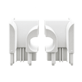 MK Menke Rolladen Weiss MK Einlauftrichter 932/5 für PVC Führungsschiene