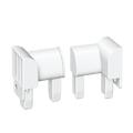 MK Menke Rolladen Weiss MK Einlauftrichter 932/6 für PVC Führungsschiene