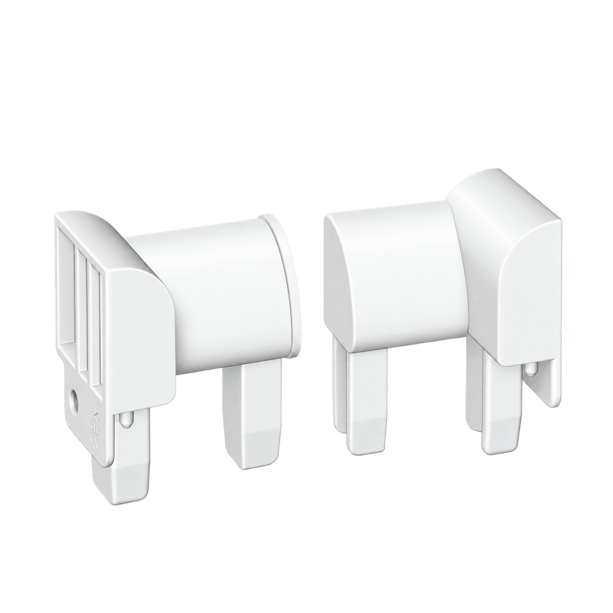 MK Menke Rolladen Weiss MK Einlauftrichter 932/6 für PVC Führungsschiene