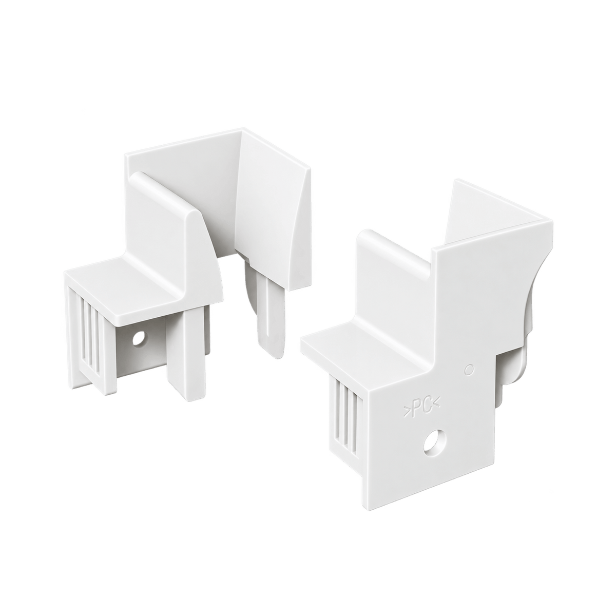 MK Menke Rolladen Weiss MK Einlauftrichter 941 für PVC Führungsschiene