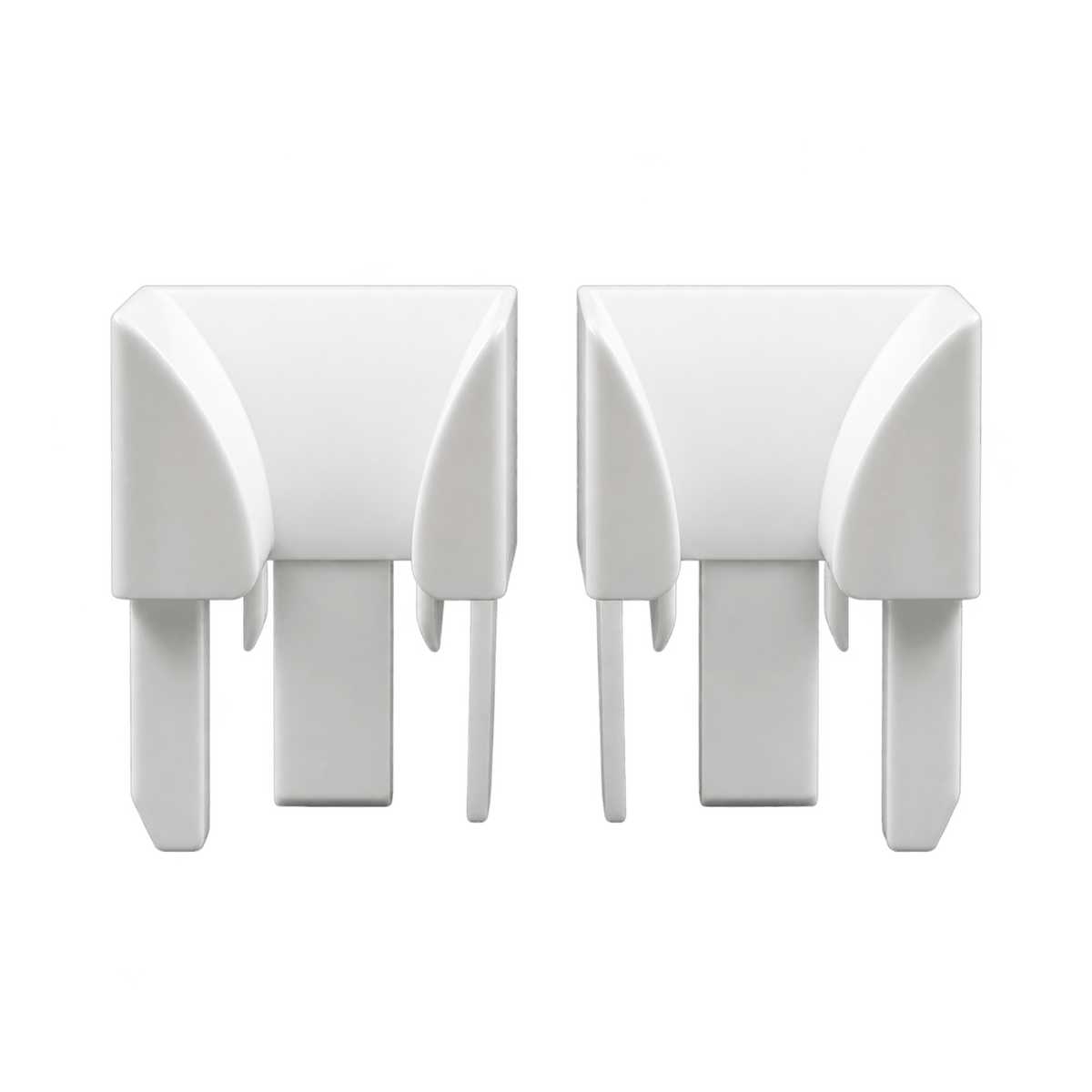 MK Menke Rolladen Weiss MK Einlauftrichter 997 für PVC Führungsschiene