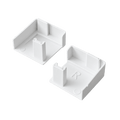MK Menke Rolladen Weiss MK Endkappe 916 für PVC Führungsschiene