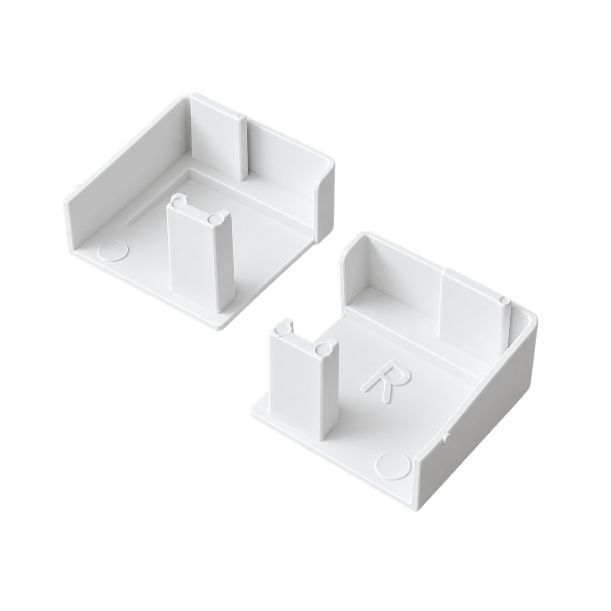 MK Menke Rolladen Weiss MK Endkappe 916 für PVC Führungsschiene