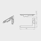 Portos Pergola Portos Pergola Endkappe PWD-070