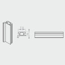 Portos Plissee Portos Plissee Nordpolmagnet mit PVC-Beschichtung MSD-190