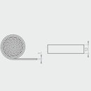 Portos Plissee Portos Plissee Unteres Doppelseitiges Klebeband 12mm MSD-070