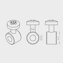 Portos Raffstore Portos Raffstore Anschlagring der Schnurführungsschiene F-PS