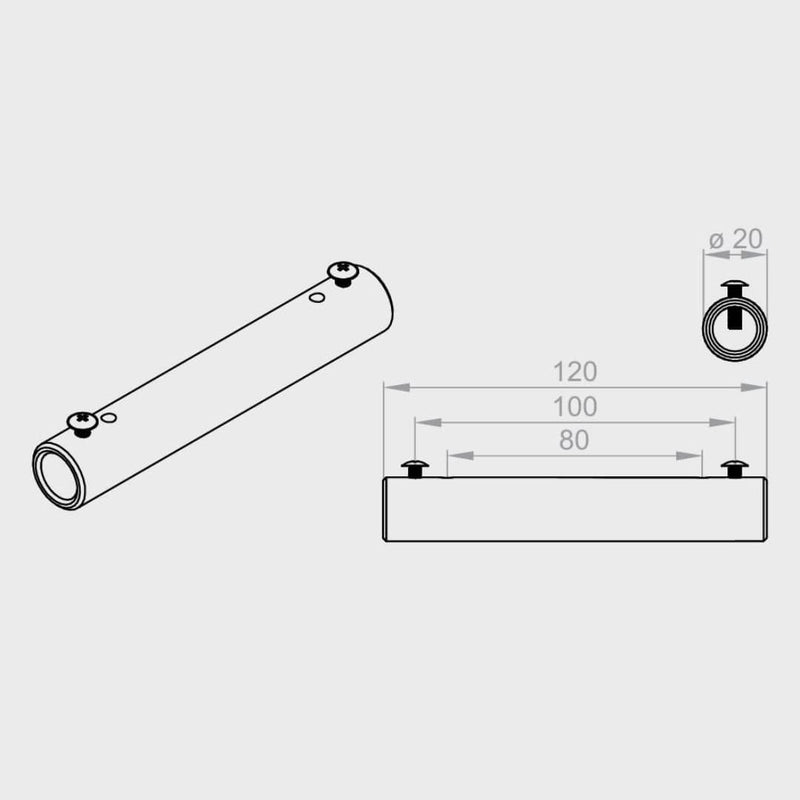 Portos Raffstore Portos Raffstore Antriebswellenverbinder Ø20 F-WN