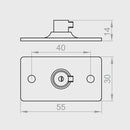 Portos Raffstore Portos Raffstore Halterung der Schnurführungsschiene unten F-UDPP