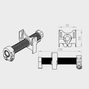 Portos Raffstore Portos Raffstore Spindelsperre der Kurbelgetriebe F-KR