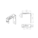 Portos Raffstore Portos Raffstore Wand-Stellhalter des Schutzblechs 100-150 mm F-US-100-150