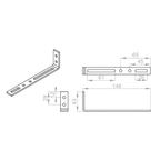 Portos Raffstore Portos Raffstore Wandhalterung F-FBT-030