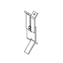 Portos Raffstore Schwarz Portos Raffstore Halterung der Eck-Führungsschiene 80-100 mm