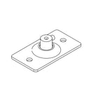 Portos Raffstore Schwarz Portos Raffstore Halterung der Schnurführungsschiene unten F-UDPP