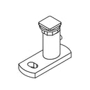 Portos Raffstore Schwarz Portos Raffstore Teleskophalterung der Führungsschiene 50-70 mm F-UPT-50-70