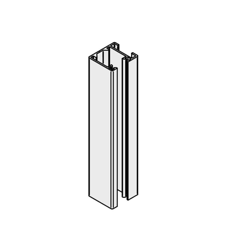 Portos Raffstore Weiß / 100cm Portos Raffstore Alu Einzelführungsschiene F-PP-20