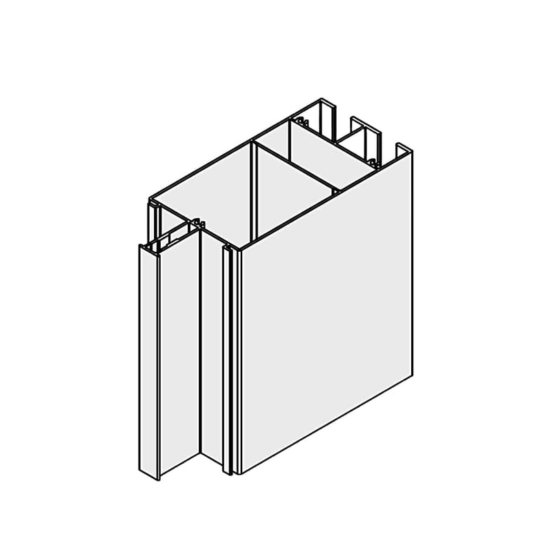 Portos Raffstore Weiß / 100cm Portos Raffstore Alu Führungsschienenadapter F-FBR-080